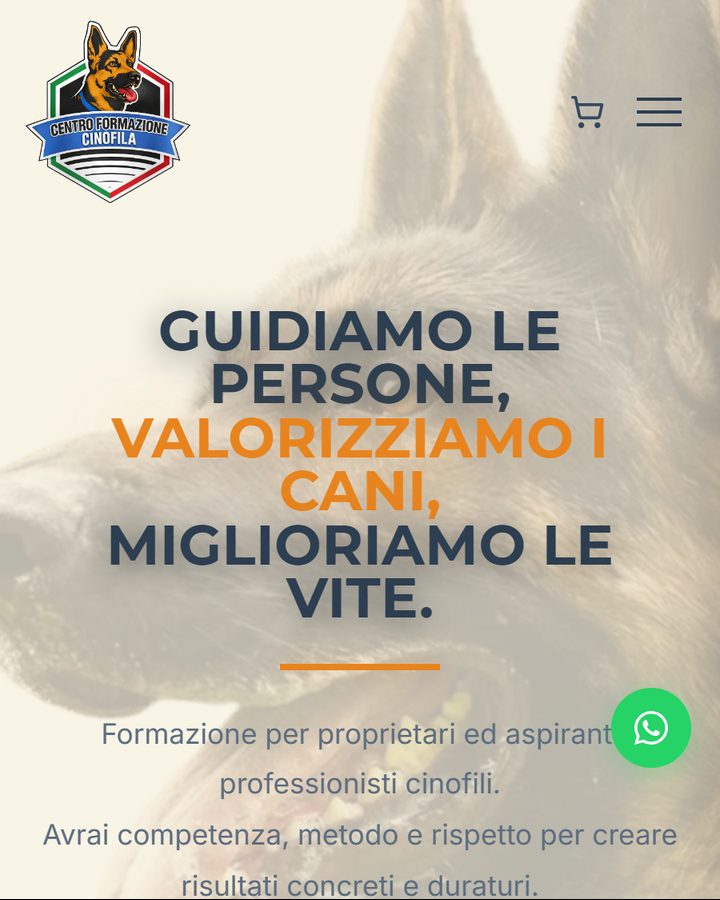 Formazione Cinofila Italia, corsi e prenotazioni online