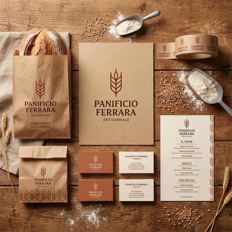Brand Identity Panificio Ferrara — ZEROLAB Creative